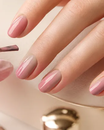 Pastel Pembe tırnak modeli